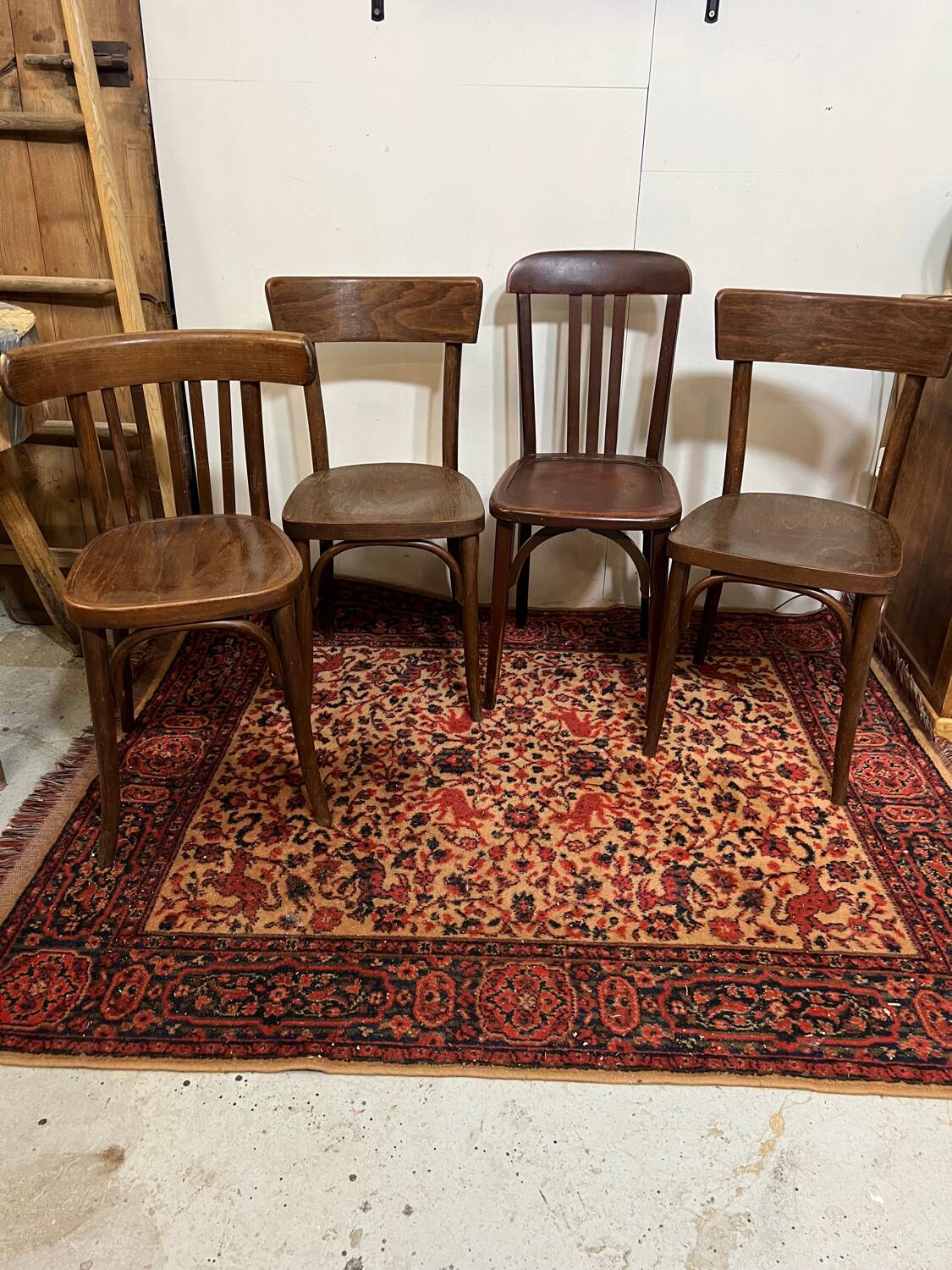 Old bistro chairs