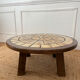 Table basse herbiers vintage