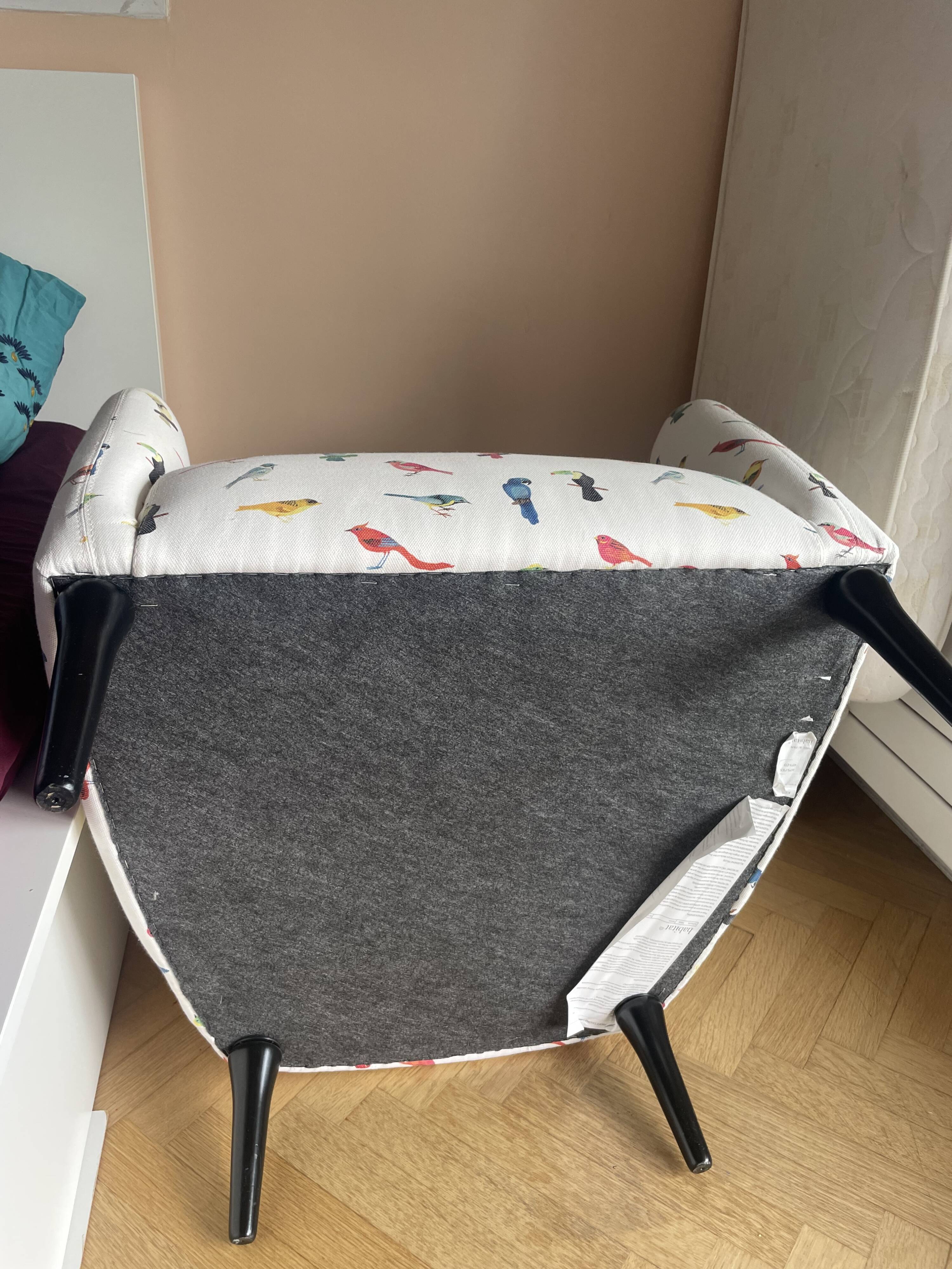 Habitat fabric armchair