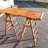 Rare old bamboo console