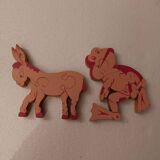 Puzzle vintage en bois
