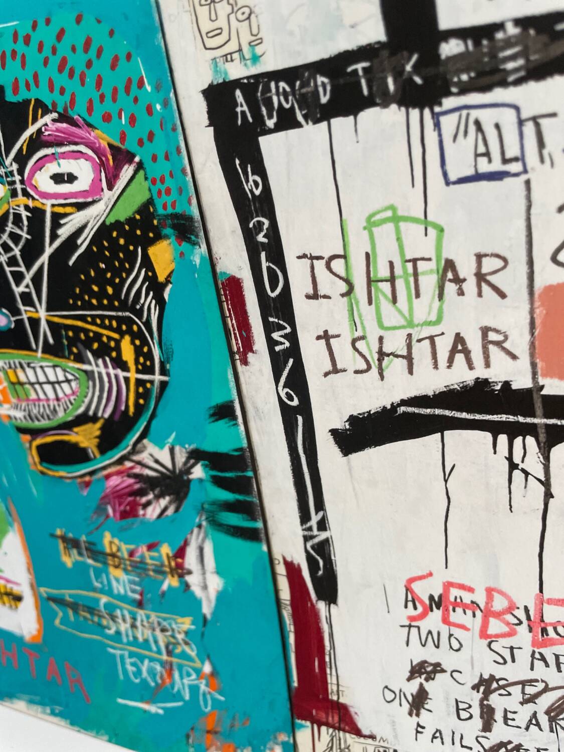 Jean Michel Basquiat (1960-1988), Ishatar 1983, publié par King McGaw, sous licence Arestar New York