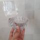 Vide-Poche coquillage en verre transparent