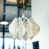 Transparent lucite acrylic hanging lamp by ME Marbach Leutchen Germany