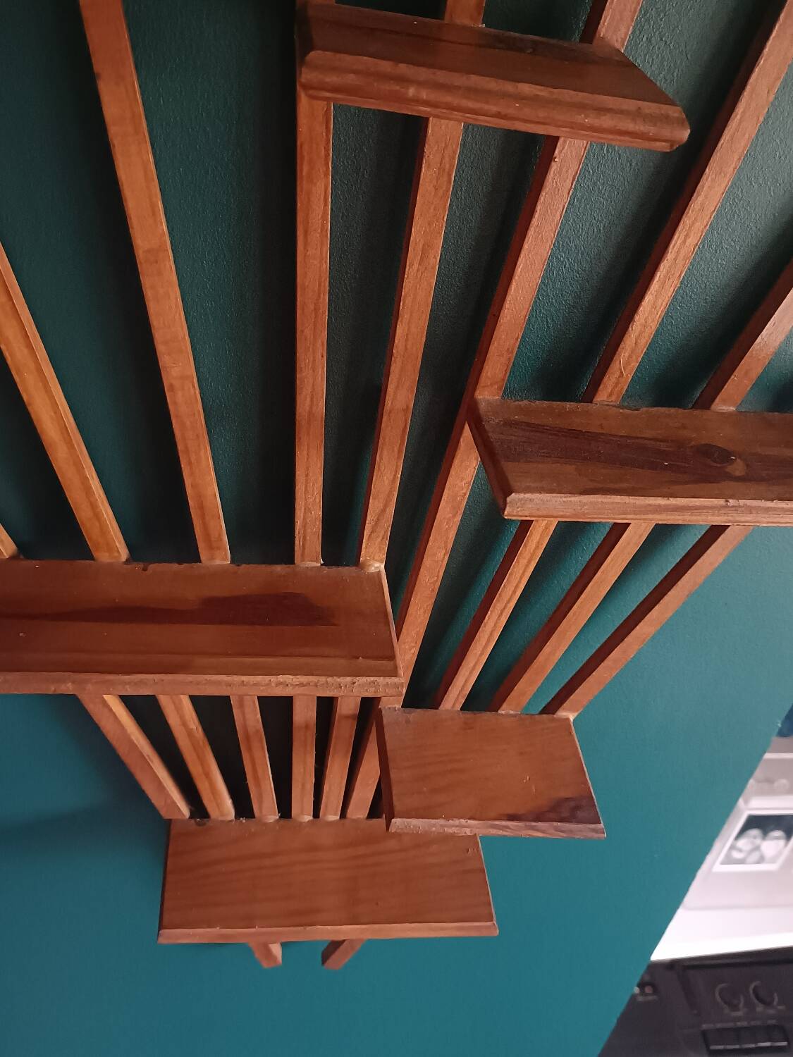 Small vintage fan shelf