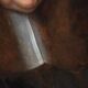 Old painting, portrait attributed to John Greenhill, 18th century.