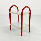 Coral tubular side table, 1980