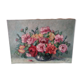 Tableau  bouquet de roses