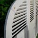 Curved shutters oak and fir H156xL245