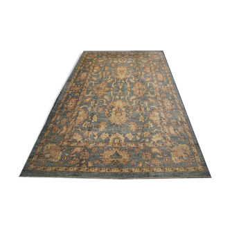 Tapis traditionnel vintage persan Ziegler tissé à la main Tapis de salon en laine