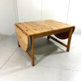 Karin Mobring grande table à manger à oreilles tombantes Ikea 1970-80