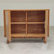 Petit buffet bas deux portes  par Frantisek Jirak chêne 1960