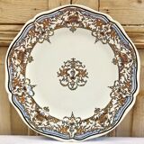 6 flat plates Gien Dionysos the children at the press 1938 1960