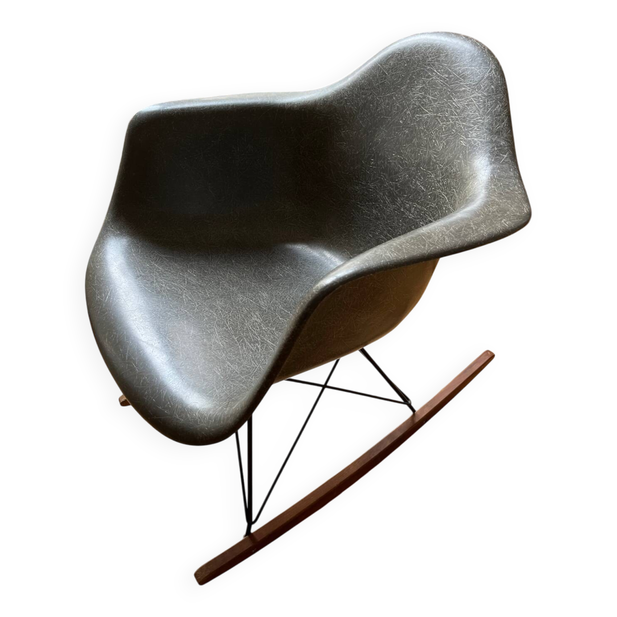 Original Eames Hermann Miller Fiberglass RAR Rocking Chair