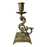Bougeoir en bronze, fin xixe