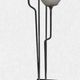 Lot de deux lampadaires italiens en chrome Goffredo Reggiani des années 1960