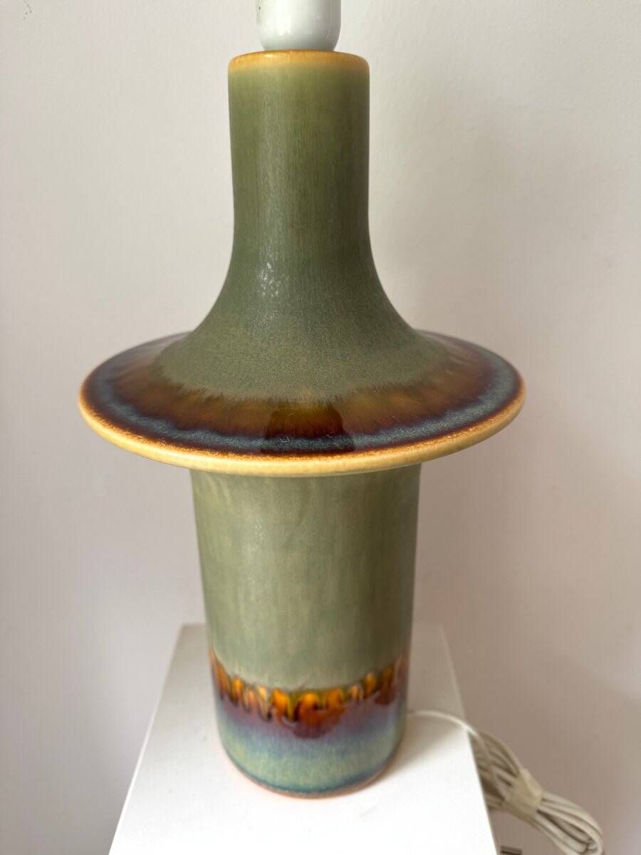 Vintage Danish table lamp by Einar Johansen for Søholm Stoneware, 1970s