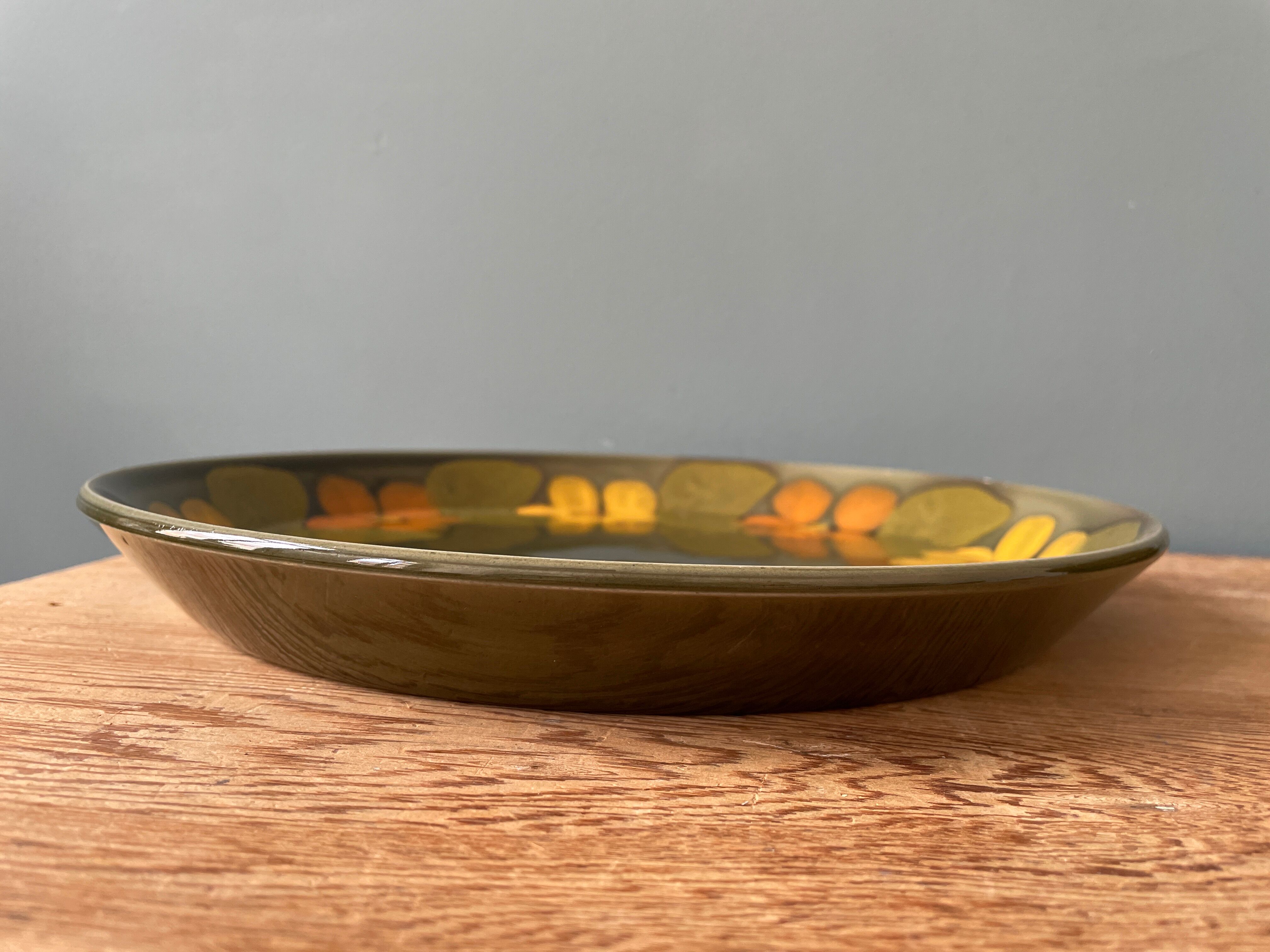 Lot de 4 plats vintage MBFA Pornic, modèle « Candice »