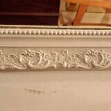 Louis Philippe style mirror in patinated stucco