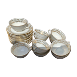 Set of coffee cups dough and enamels from Limoges