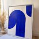 Electric blue textured board