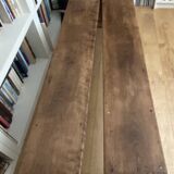 A pair of antique benches
