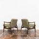 Pair of restored vintage GFM 87 armchairs by Juliusz Kedziorek, 1960s