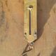 Iron / brass pocket scale - 20kg - old measuring instrument