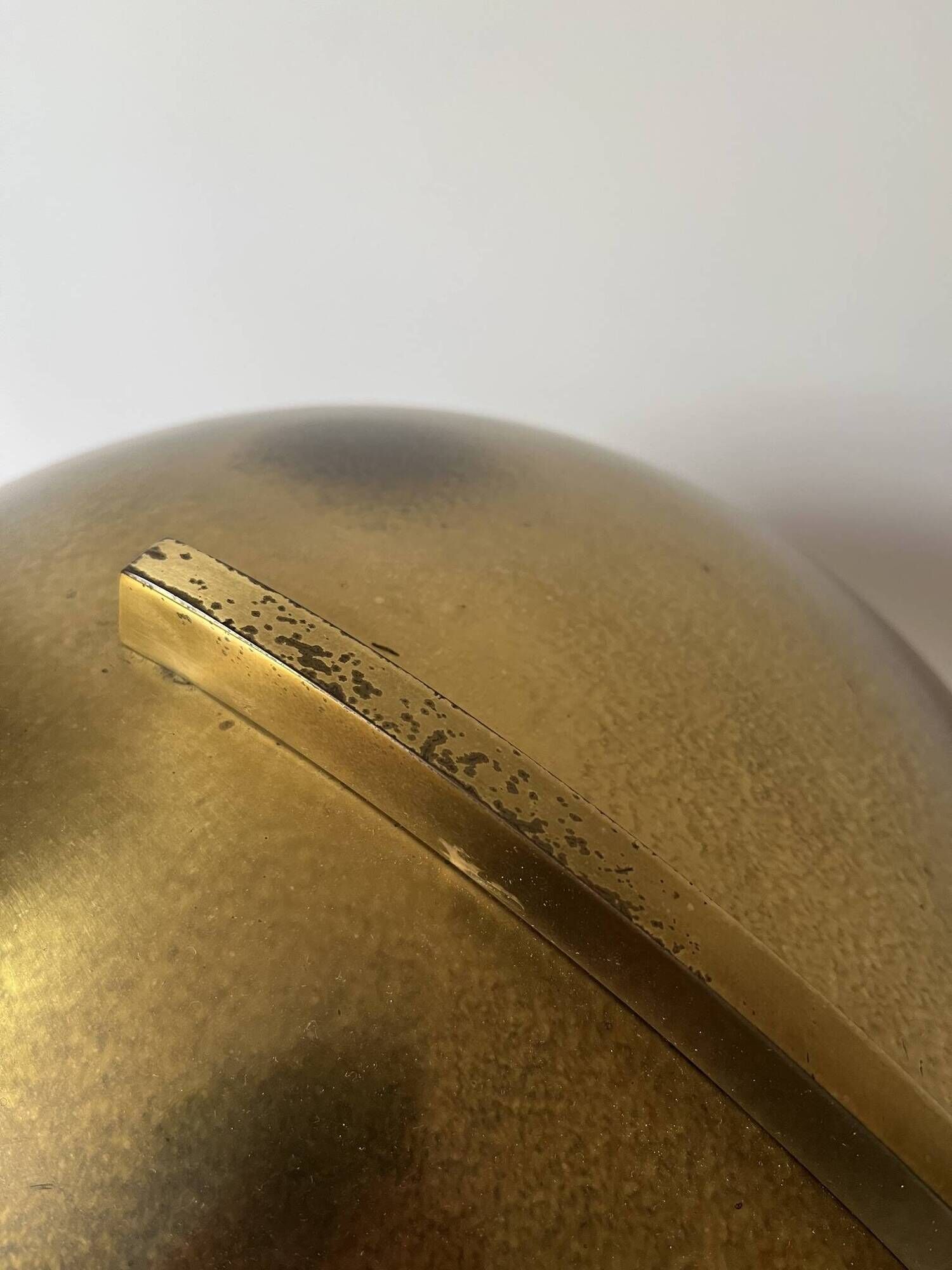 Bauhaus desk lamp in brass by Egon Hillebrand
