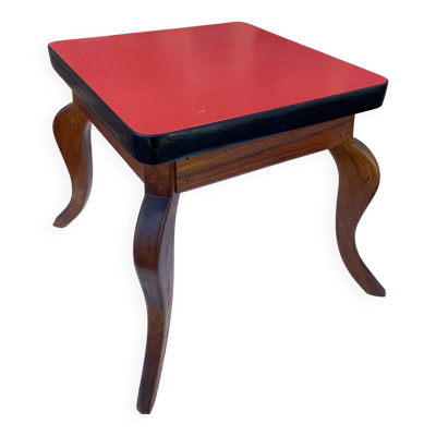 guéridon formica petite table basse vintage scandinave porte plante