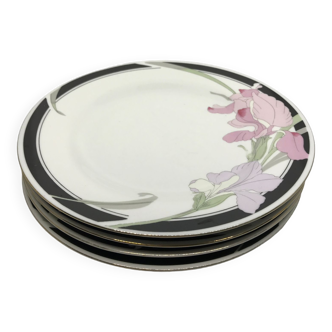 Flat plates flower pattern