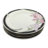 Flat plates flower pattern