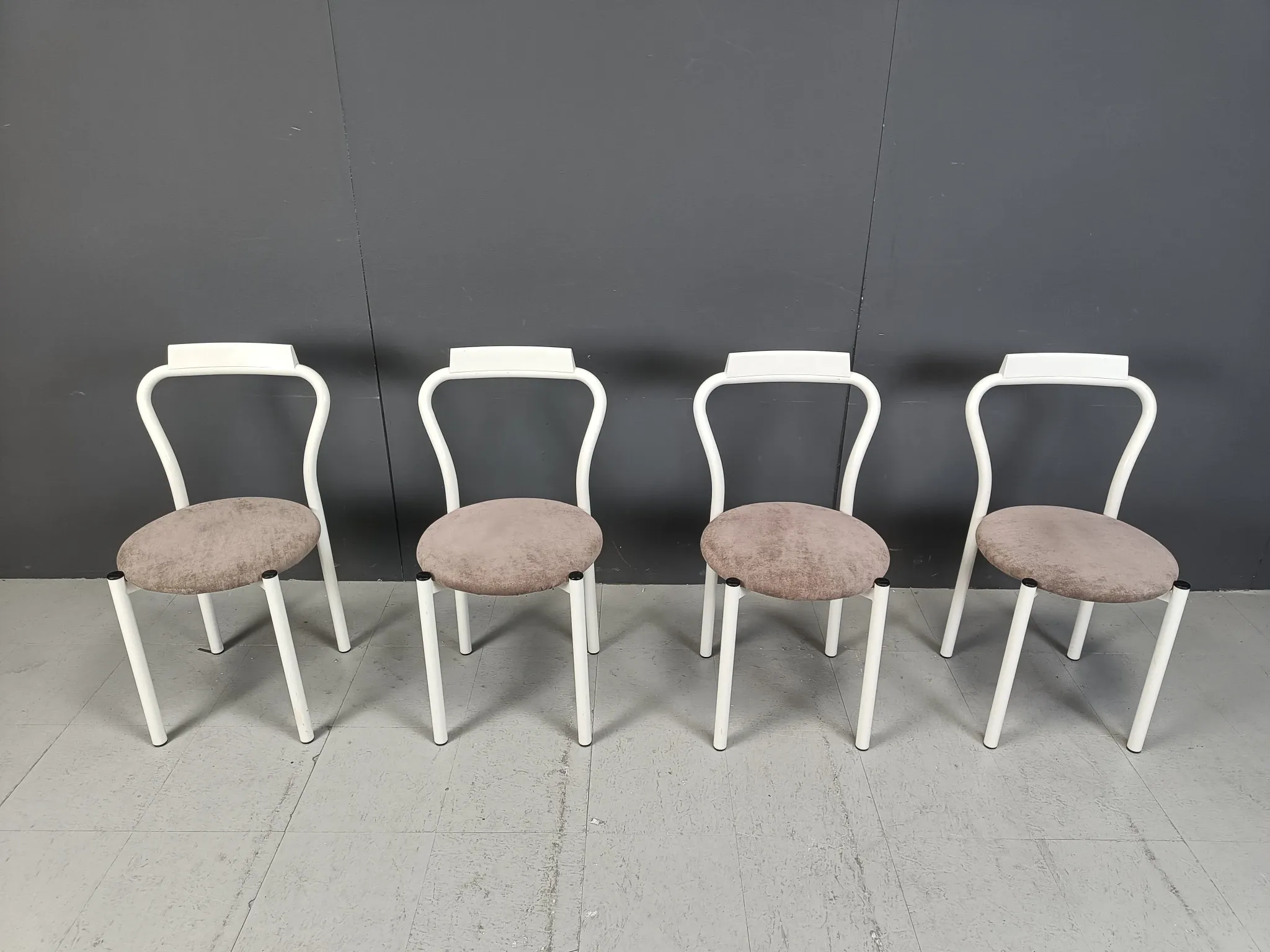 Vintage dining chairs by Calligaris, 1980s