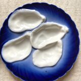 Porcelain oyster plates