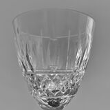 2 verres en cristal diamant