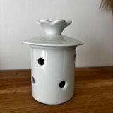 White water butter dish