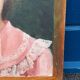 Portrait de jeune bourgeoise sur toile