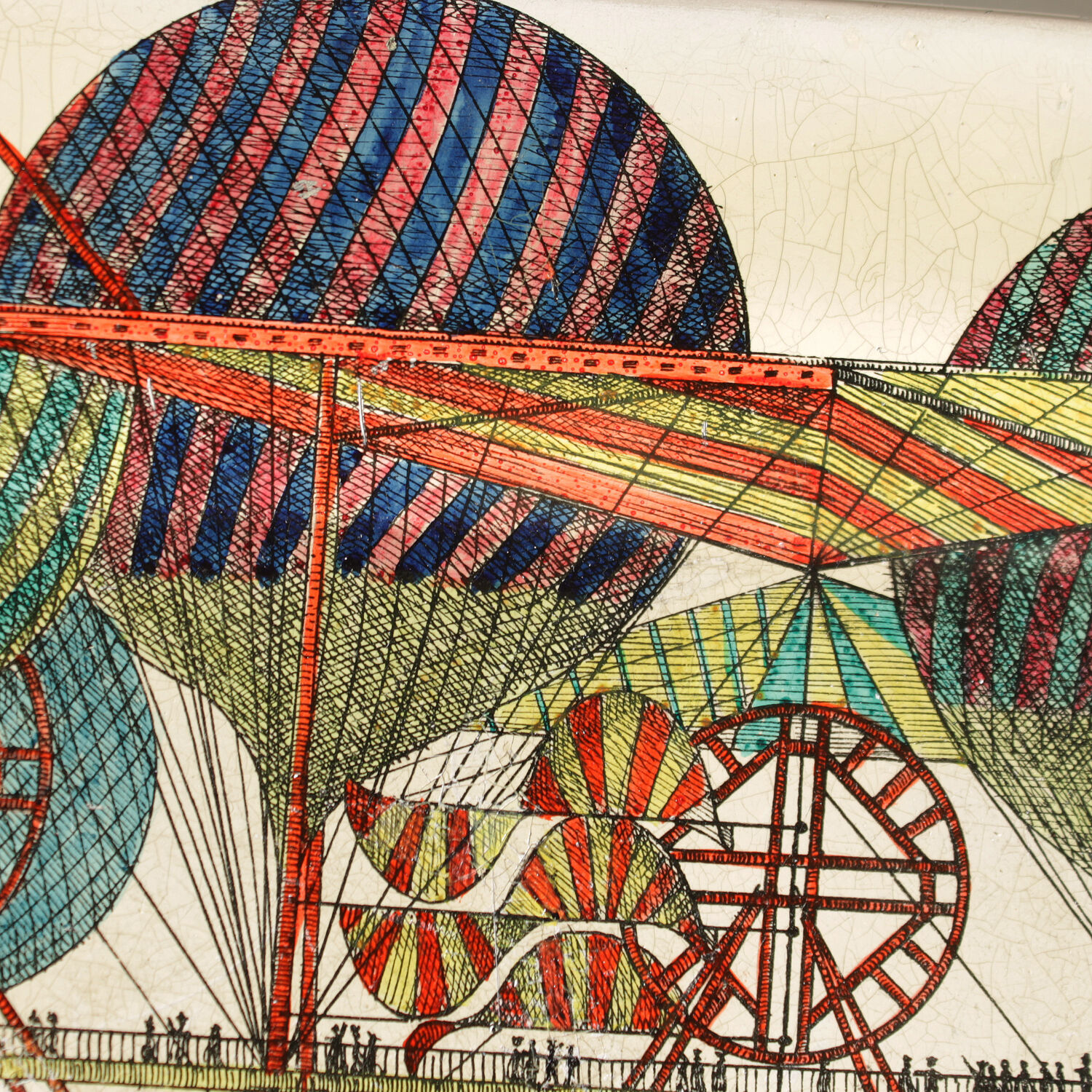 Tray by Piero Fornasetti, original 1950s