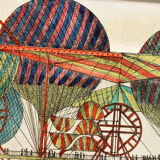 Tray by Piero Fornasetti, original 1950s