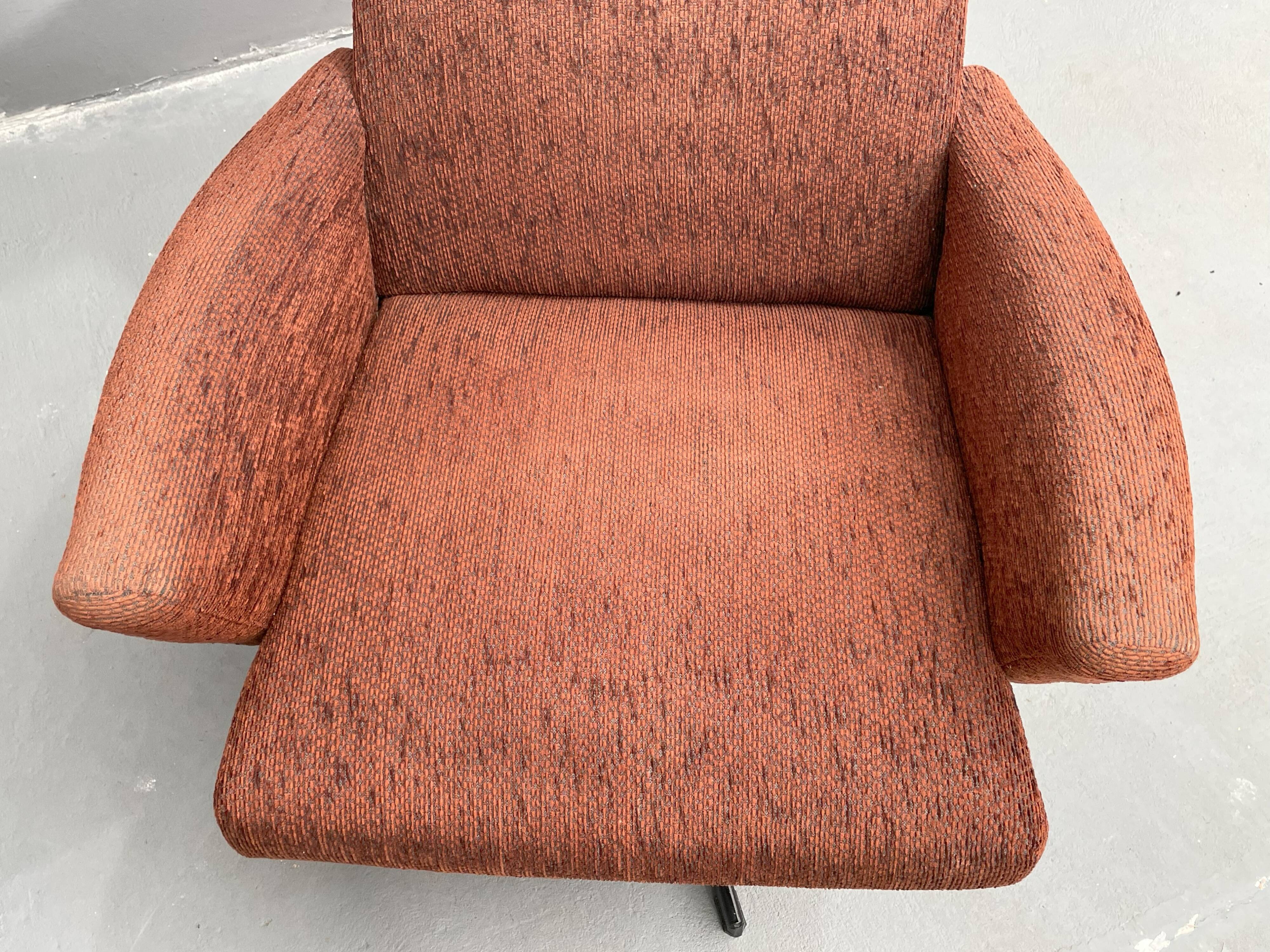 Fauteuil pivotant d'Europe de l'Est de Drevotvar, Tchécoslovaquie, années 1970