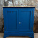 Royal blue handcrafted sideboard