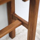 Vintage wooden console, wooden furniture, console table, interior decoration