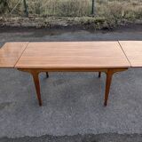 Vintage Teak dining table, "Paris TV cabinet" 1960 + extensions