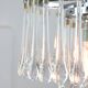 Mid-Century Italian Crystal Teardrop Chandelier, 1960s