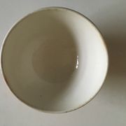 Set de 3 bols de faience terre de fer début 20