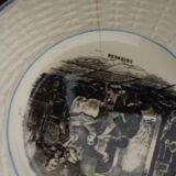 12 plates to desicate in Digoin Sarreguemines earthenware the months