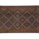 Turkish Geometric Jajim Flat-Weave Textile - Dining Room Kilim 5'3" X 8'10"