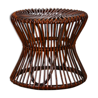 Rattan stool 1960s