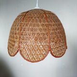 Rattan flower suspension