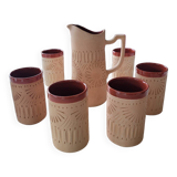 Terracotta orangeade service